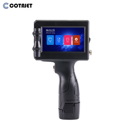 Lightweight Portable Handheld Inkjet Barcode Printer , Handheld Mobile Inkjet Printer