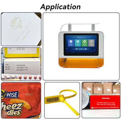 Small Portable Fiber Laser Marker Machine Handheld Laser Engraving Machine