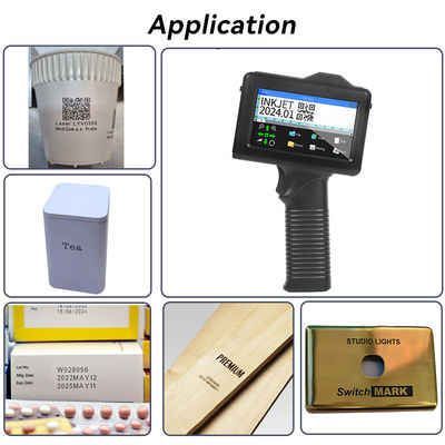 ABS / Metal Handheld Barcode Printer , Portable Hand Barcode Printing Machine