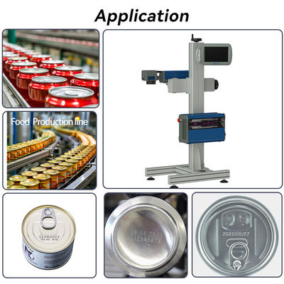Metal Fiber Laser Marking Machine 20W 30W 50W 100W For Pipe