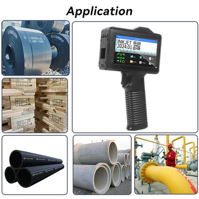 ABS / Metal Handheld Barcode Printer , Portable Hand Barcode Printing Machine